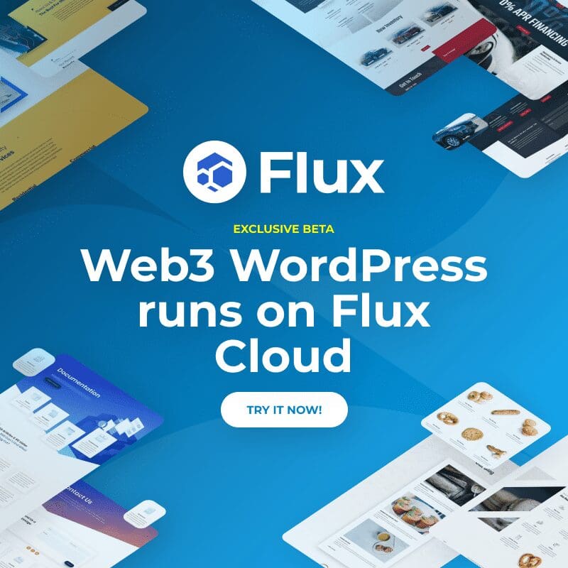 Flux WordPress Ad